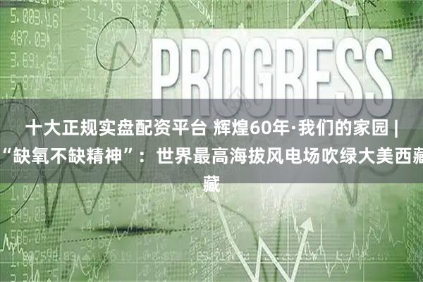 十大正规实盘配资平台 辉煌60年·我们的家园 | “缺氧不缺精神”：世界最高海拔风电场吹绿大美西藏