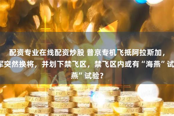 配资专业在线配资炒股 普京专机飞抵阿拉斯加，俄军突然换将，并划下禁飞区，禁飞区内或有“海燕”试验？